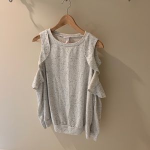 Isabel maternity ruffle sleeve sweater